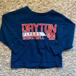 3t Dayton Flyers Basketball long sleeve T-shirt.